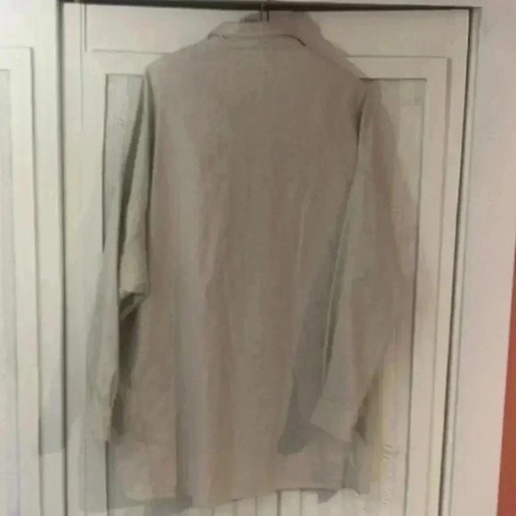 Frank & Eileen McLoghlin Oversize Utility Shirt Jacket in Natural M/L & S/XS NEW - Picture 8 of 8